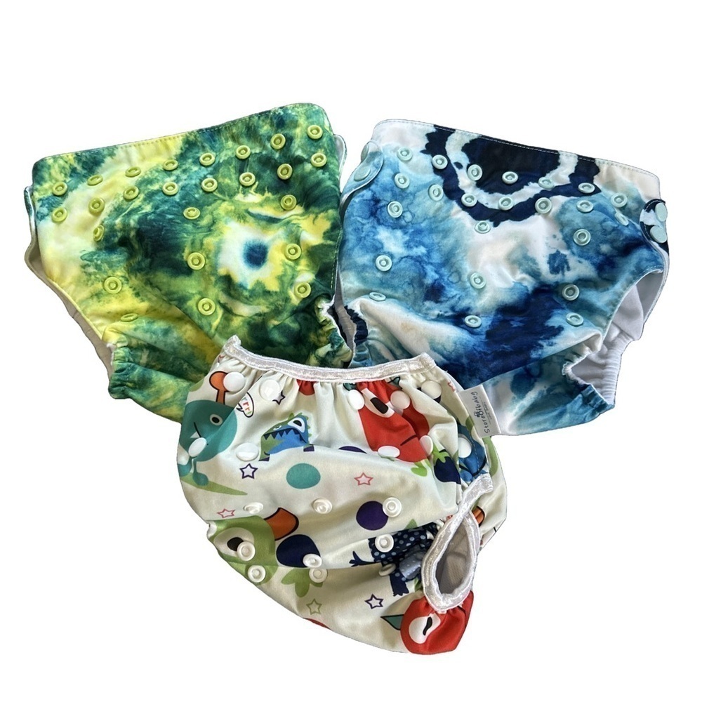 6 Reusable Cloth Diapers Infant Baby/Infant Diapers Boys Unisex — image 3 of 5